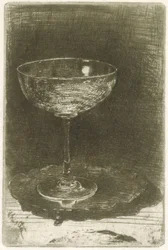O copo de vinho, 1858